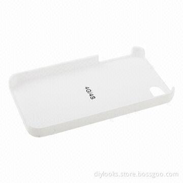 2013 New Sun Case Series Magic Invisible Fluorescent Effect Plastic Case for iPhone 4/4S, White